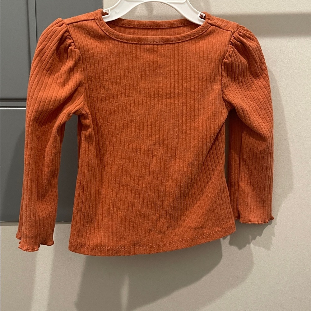 Wonder Nation 18M  Rust Ribbed Top
